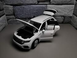 TAYUMO VW Touareg 3 white 2019 cu led-uri si sunete1/43 (14747)