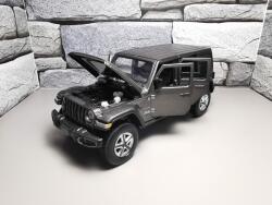 TAYUMO Jeep Wrangler Sahara Unlimited 2017 Granite Christal cu led-uri si sunete1/43 (14816)