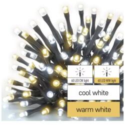 EMOS d4an05 - Коледна светлина, 12м, 120 led крушки, classic, топла/студена, flash, ip44, таймер (d4an05)