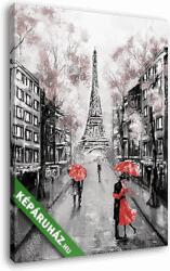 Vászonkép: Premium Kollekció: Franciaország Párizsi kép (olajfestmény reprodukció)(115x145 cm)