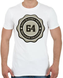 printfashion 64 - Férfi póló - Fehér (7190543)