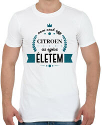 printfashion Nem csak egy Citroen - Férfi póló - Fehér (7182642)