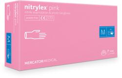 Mercator Medical Mercator nitrylex® pink rózsaszín orvosi púdermentes nitril kesztyű - S - rózsaszín