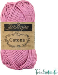 Scheepjes Catona 398 Colonial Rose - rózsaszín pamut fonal - 50gramm