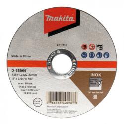 Makita Disc taiere inox 125x1.2 mm (D-65969) Disc de taiere
