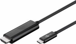 Goobay 77528 USB-C - HDMI kábel 1.8m - Fekete (77528)