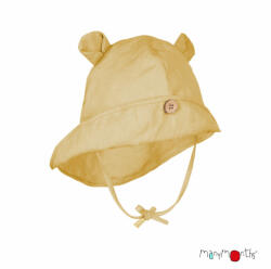 ManyMonths Pălărie ajustabilă ManyMonths Teddy Bear cânepă și bumbac - Golden Straw