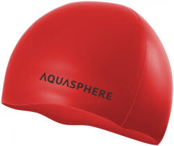 Aqua sphere Cască de înot aqua sphere plain silicone cap roşu