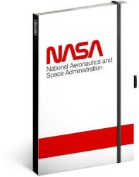 NASA napló A5 - vonalas - fehér (A-8429)