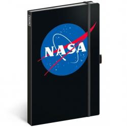 NASA napló A5 - vonalas - fekete (A-8430)