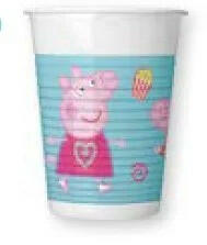 Procos Peppa Pig Messy Play, Peppa malac műanyag pohár 8 db-os 200 ml (PNN94244)