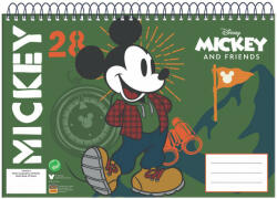 GIM Disney Mickey A/4 spirál vázlatfüzet 30 lapos (GIM34085413)
