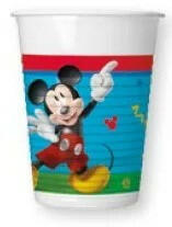 Procos Disney Mickey Rock the House műanyag pohár 8 db-os 200 ml (PNN94240)