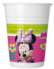 Procos Disney Minnie Happy Helpers műanyag pohár 8 db-os 200 ml (PNN93559)