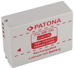 PATONA Baterie Canon Powershot SX40HS NB10L 750mAh / 7.4V / 5.6Wh Li-Ion - Patona (PT-1097)