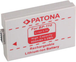 PATONA Baterie Canon BP-110, HF R26, HF 28, HF 206 950mAh / 3.7V / 3.5Wh Li-Ion - Patona (PT-1173)