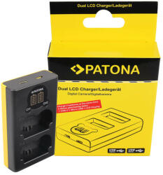 Patona Încărcător dublu LCD USB Fuji NP-W235 Fujifilm XT-4 XT4 XT4 XT-4 - Patona (PT-1888)