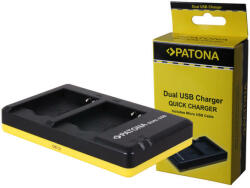 Patona Panasonic DMW-BCM13 BCM13 Dual Quick baterie / încărcător de baterie cu cablu M. -USB - Patona (PT-1956)