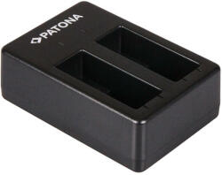 Patona GoPro Hero 5 încărcător rapid dublu AABAT-00 AHDBT-5 cu cablu Micro-USB () - Patona (PT-1935)