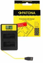 Patona Încărcător USB Smart Dual LCD Canon LP-E8 550D 600D 650D 700D - Patona (PT-141574)