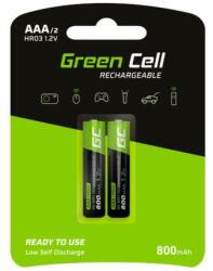 Green Cell Green Cell 2x baterie AAA HR03 800mAh (GR08 Működési hőmérséklet -20 és 60 C Akkumulátor típusa: AAA)