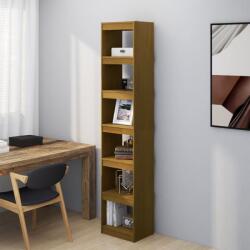 vidaXL Bibliotecă/Separator cameră, maro miere, lemn masiv de pin (808156) Biblioteca