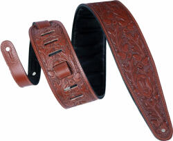 Levy's Oak Embossed Gitárszíj Walnut (PM44T01-WAL)
