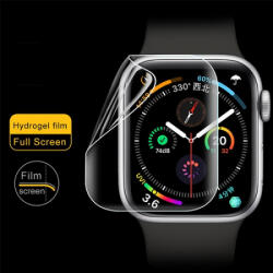 Full Screen lcd kijelző hajlított üvegfólia, ütésálló védőfólia Apple iWatch Series 1, 2, 3 38mm-hez átlátszó (5D, 9H)