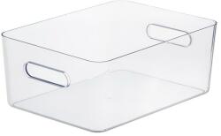 SMARTSTORE Műanyag tárolódoboz, 15, 4 liter, SMARTSTORE "Compact Clear L", átlátszó (CSDSMART14)