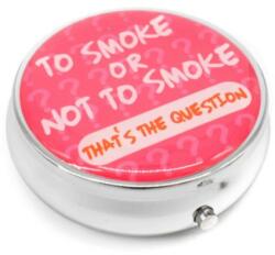 Angelo Kör alakú zsebhamutál - To Smoke or Not to Smoke feliratal - pink (A-400800-10)