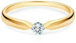 SAVICKI Inel de logodnă SAVICKI: aur bicolor, diamant - savicki - 2 147,00 RON