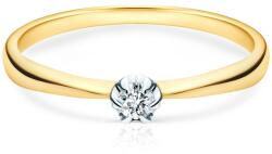 SAVICKI Inel de logodnă SAVICKI: aur bicolor, diamant - savicki - 2 478,00 RON