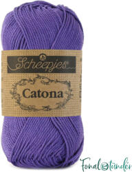 Scheepjes Catona 508 Deep Amethyst - ametiszt lila pamut fonal - 50gramm