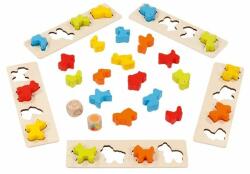 Goki Joc de sortare culori si forme din lemn cu animale (GOKI56765) - babyneeds