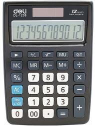 Deli Számológép, asztali, 12 számjegy, DELI Touch, fekete (DEL01238F)