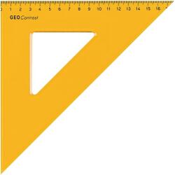 Aristo Háromszögvonalzó, műanyag, 45/45/90, 18-25 cm, Aristo GEO College (GEO22425)
