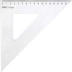 Aristo Háromszögvonalzó, műanyag, 45/45/90, 18-25 cm, Aristo GEO College (GEO23425)