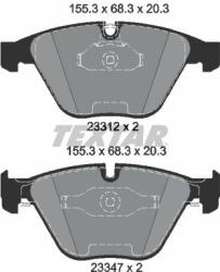 TEXTAR set placute frana, frana disc TEXTAR epad 2331281 (2331281)