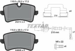 TEXTAR set placute frana, frana disc TEXTAR Q+ 2521413 (2521413)