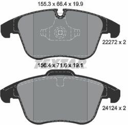 TEXTAR set placute frana, frana disc TEXTAR 2227201 (2227201)
