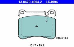 ATE set placute frana, frana disc ATE 13.0470-4994.2 - automobilus