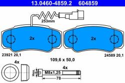 ATE set placute frana, frana disc ATE 13.0460-4859.2 - automobilus