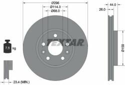 TEXTAR Disc frana TEXTAR PRO 92300703 (92300703)
