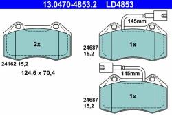 ATE set placute frana, frana disc ATE Ceramic 13.0470-4853.2 (13.0470-4853.2)