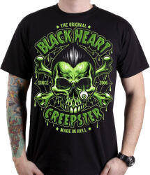 Black Heart tricou pentru bărbați BLACK HEART - CREEPSTER - Negru - 9331