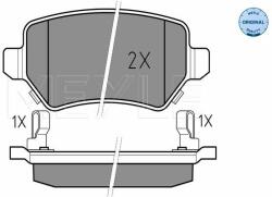 MEYLE set placute frana, frana disc MEYLE 025 234 1715/W - automobilus