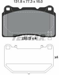 TEXTAR set placute frana, frana disc TEXTAR Q+ 2332502 (2332502)