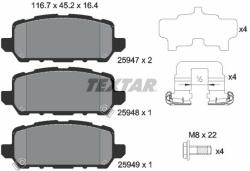 TEXTAR set placute frana, frana disc TEXTAR 2594701 (2594701)