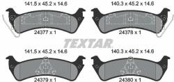 TEXTAR set placute frana, frana disc TEXTAR 2437701 (2437701)
