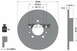 TEXTAR Disc frana TEXTAR PRO 92269103 (92269103)